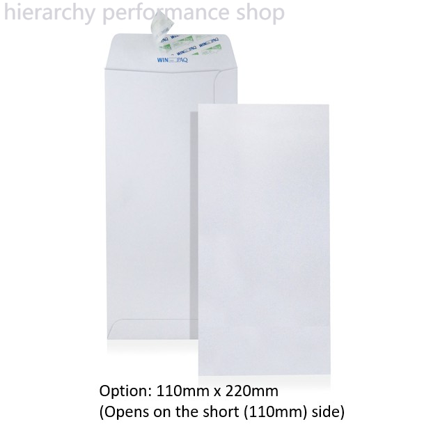 DL Size White Envelope with Peel & Seal (25 pcs/pkt)