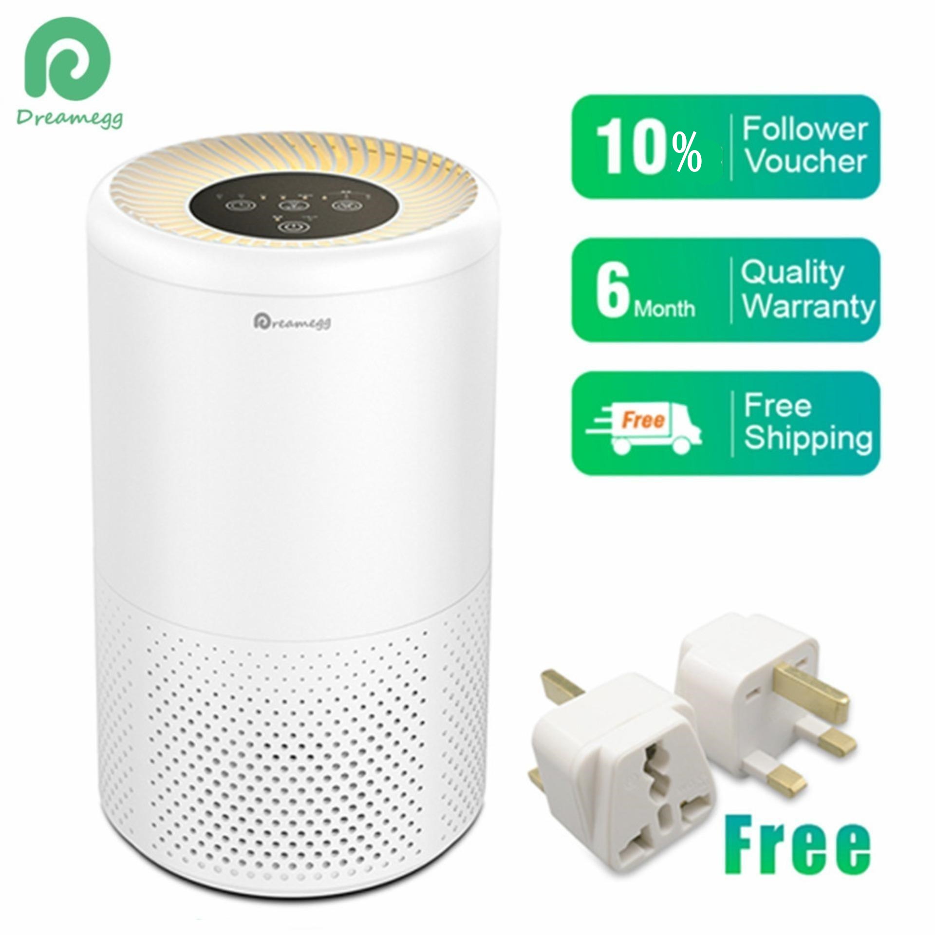 Electronic Air Cleaner With Uv Light Shelly Lighting