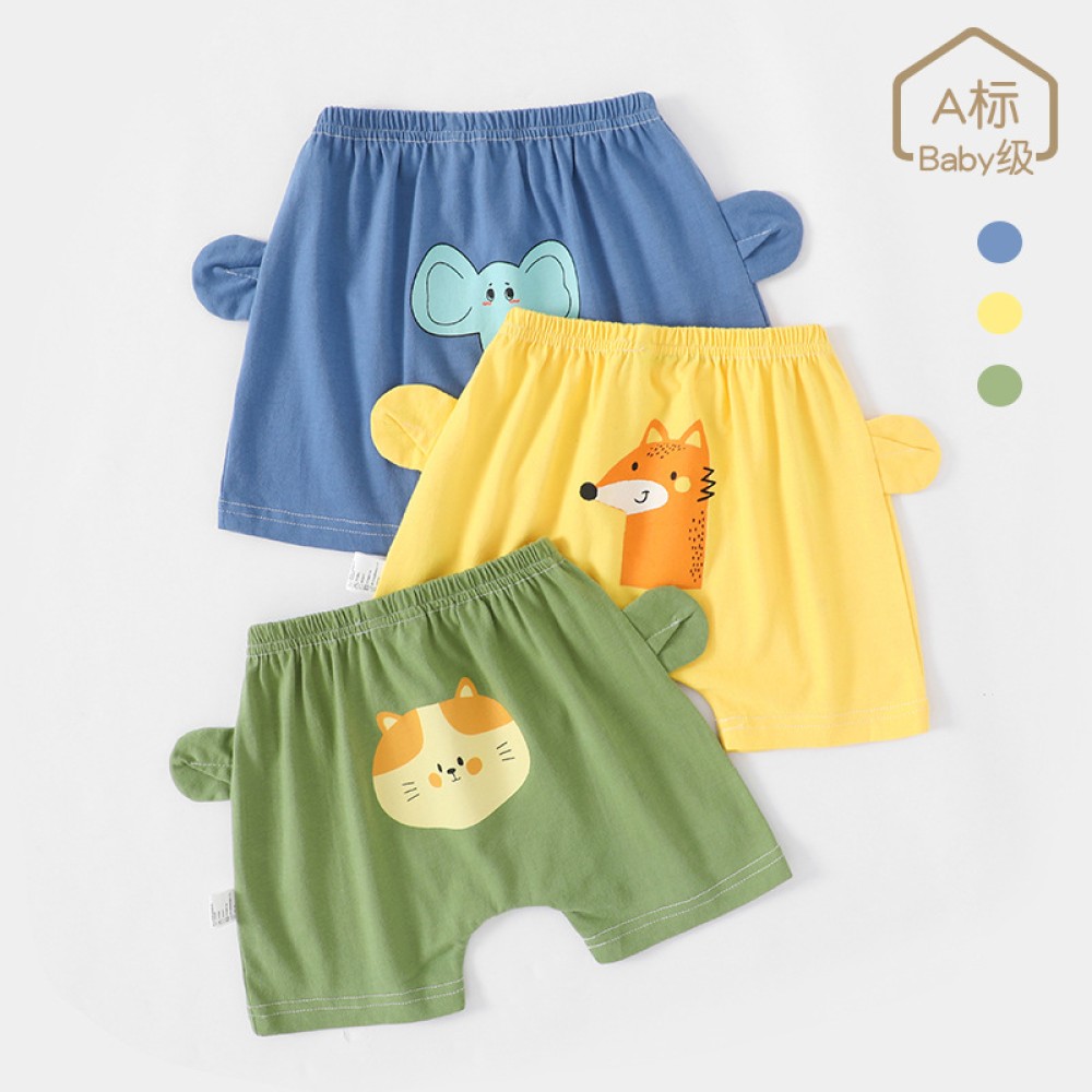 Quần đùi bé sơ sinh vải cotton thoáng khí Mùa hè năng động thoải mái 🔥lzb038🔥