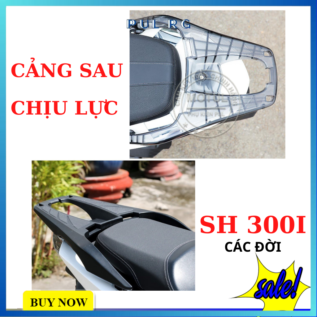 Cảng sau sh 300i cho sh nhập SH Việt các đời nhựa ABs cao cấp hàng Zhipat chính hãng