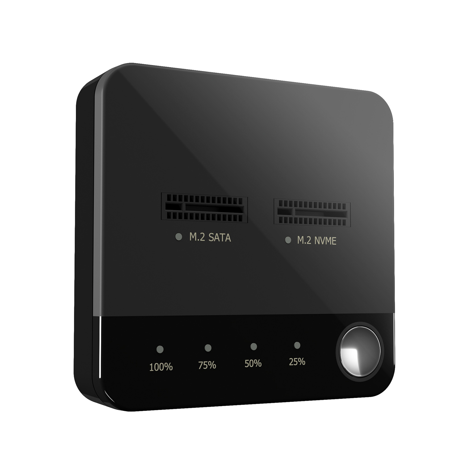 LM Cloner Function Hard Drive Case Drive Duplicator Portable Dual-bay M.2 Ssd Duplicator for Fast Data Transfer Compact Design with Led Indicator Compatible with Various Devices Ideal ราคา 1,492 บาท*ส่งฟรี