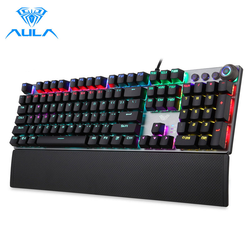 AULA F2088 Gaming Keyboard with Anti-Ghosting and Mixed Backlight