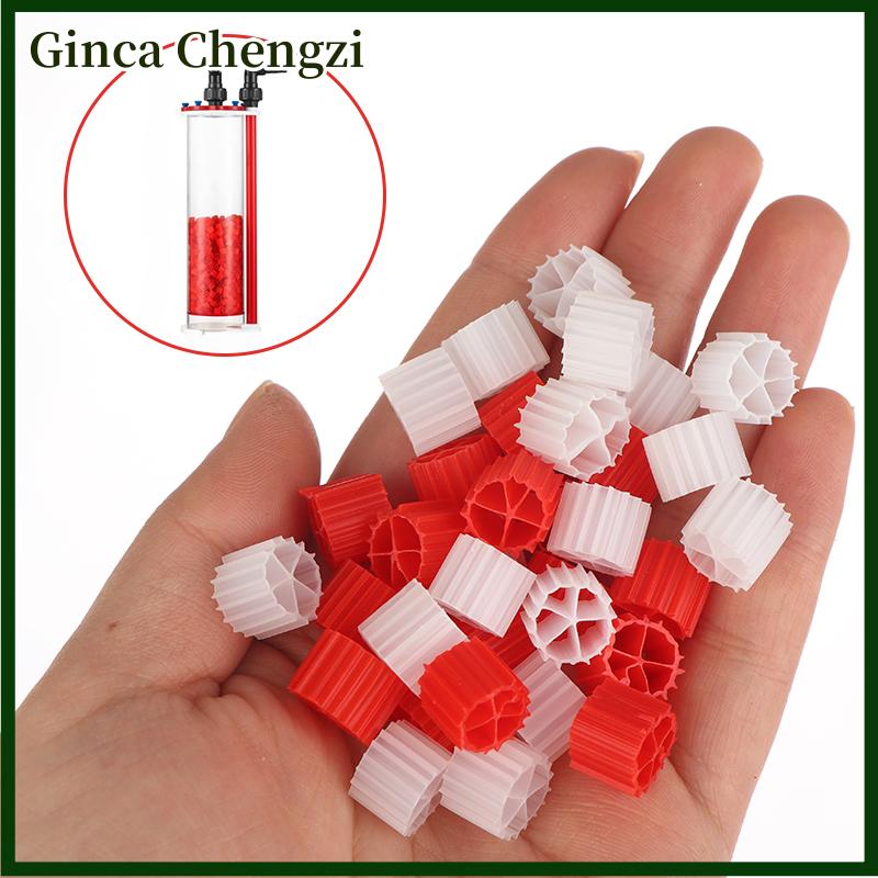 Ginca Wihte Đỏ K1 Lọc phương tiện truyền thông sinh học Lọc phương tiện truyền thông sinh học bóng xử lý nước cho bể cá Aquarium Pond lọc nước