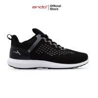 Ando Official Sepatu Sneakers Fugo Pria Dewasa - Hitam/Putih