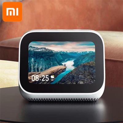 Xiaomi Xiao AI Touch Screen Bluetooth 5.0 Speaker 3.97 Inch Digital Display Alarm Clock WiFi Smart Connection Mi Speaker - CN Version