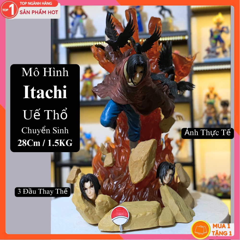 Mô Hình Itachi Uế Thổ Chuyển Sinh 28Cm  1.5KG Mô Hình Naruto Cao Cấp Figure Mô Hình Anmie Naruto Đồ 