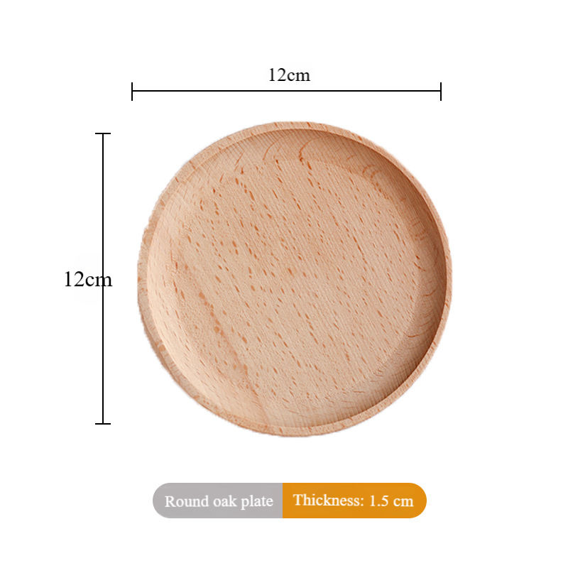 FAWEILIN สแควร์บีชสไตล์ญี่ปุ่นแผ่นขนมอาหารตะวันตกเบเกอรี่อุปกรณ์ครัวถาดวงกลม ราคา 86 บาท*ส่งฟรี