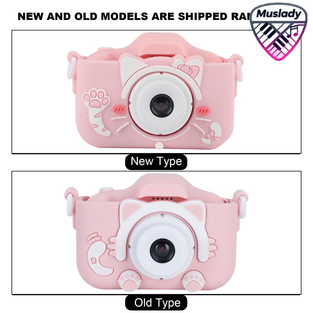MUSLADY กล้อง 2 นิ้วหน้าจอ IPS ABS และกล้องถ่ายภาพซิลิโคนสำหรับของขวัญคริสต์มาสสำหรับของขวัญวันเกิดสำหรับการถ่ายภาพ ราคา 443 บาท*ส่งฟรี