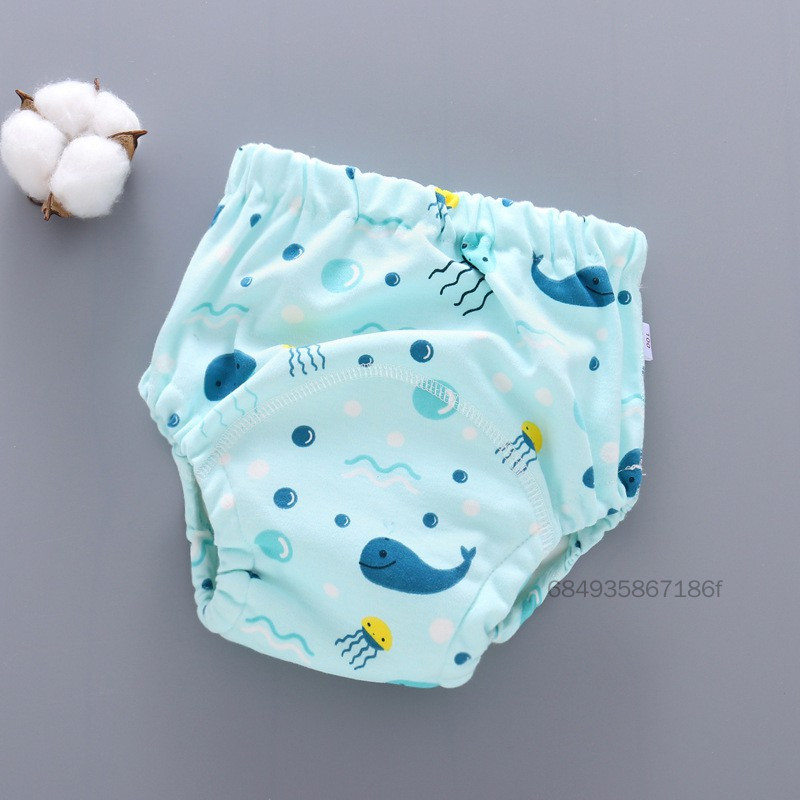 6 lớp Huấn luyện vệ sinh Quần bé Seluar Bayi Trẻ em M-Kiss-VN - 5