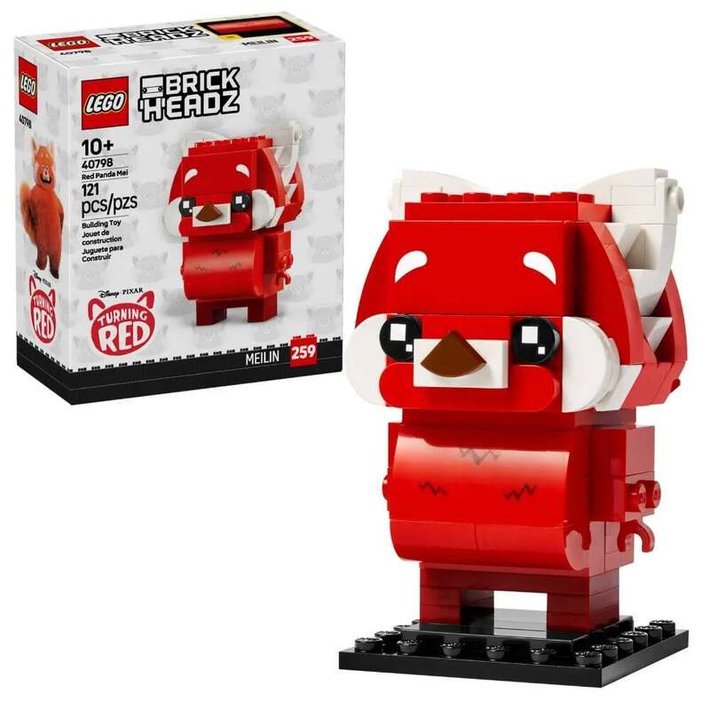 Chính hãng LEGO® BrickHeadz™ǀ Bộ xây dựng Disney và Pixar Gấu trúc đỏ Mei 40798 cho trẻ em từ 10 tuổ
