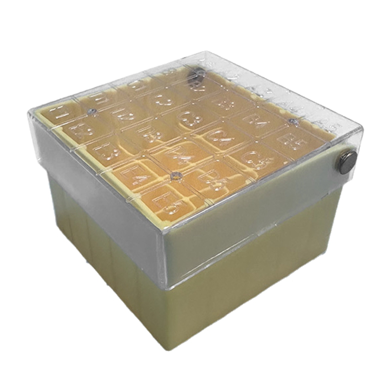 [DIP Store] ExclusiveTube Box Storage Tube Box Sample Box Flip Tube Box 25 Cell 1.5-2.0ml 1 Piece Giá 109,300 Đồng*Miễn phí vận chuyển