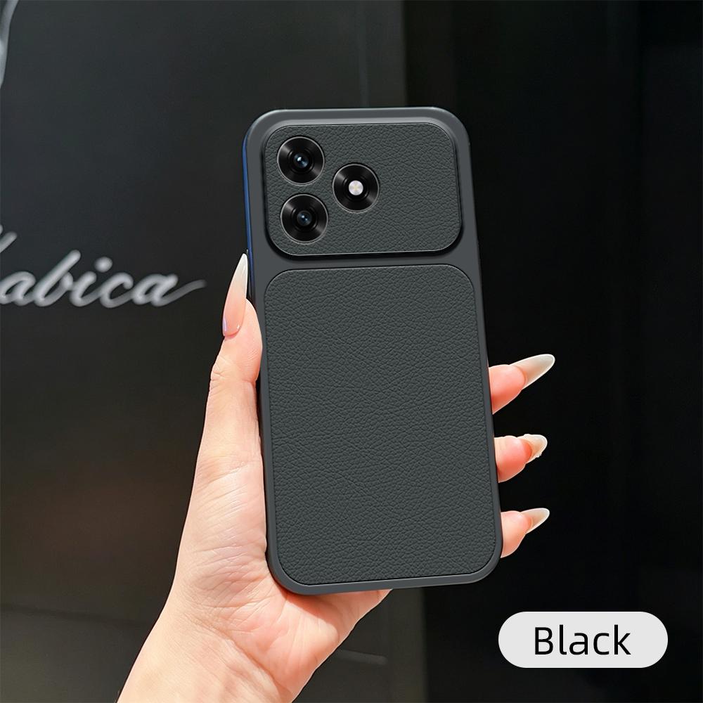 Luxury Lychee Leather Shockproof Phone Case For Honor X5C Honor X5C Plus Instantly Turn Full Bumper Matte Cover - Image 2