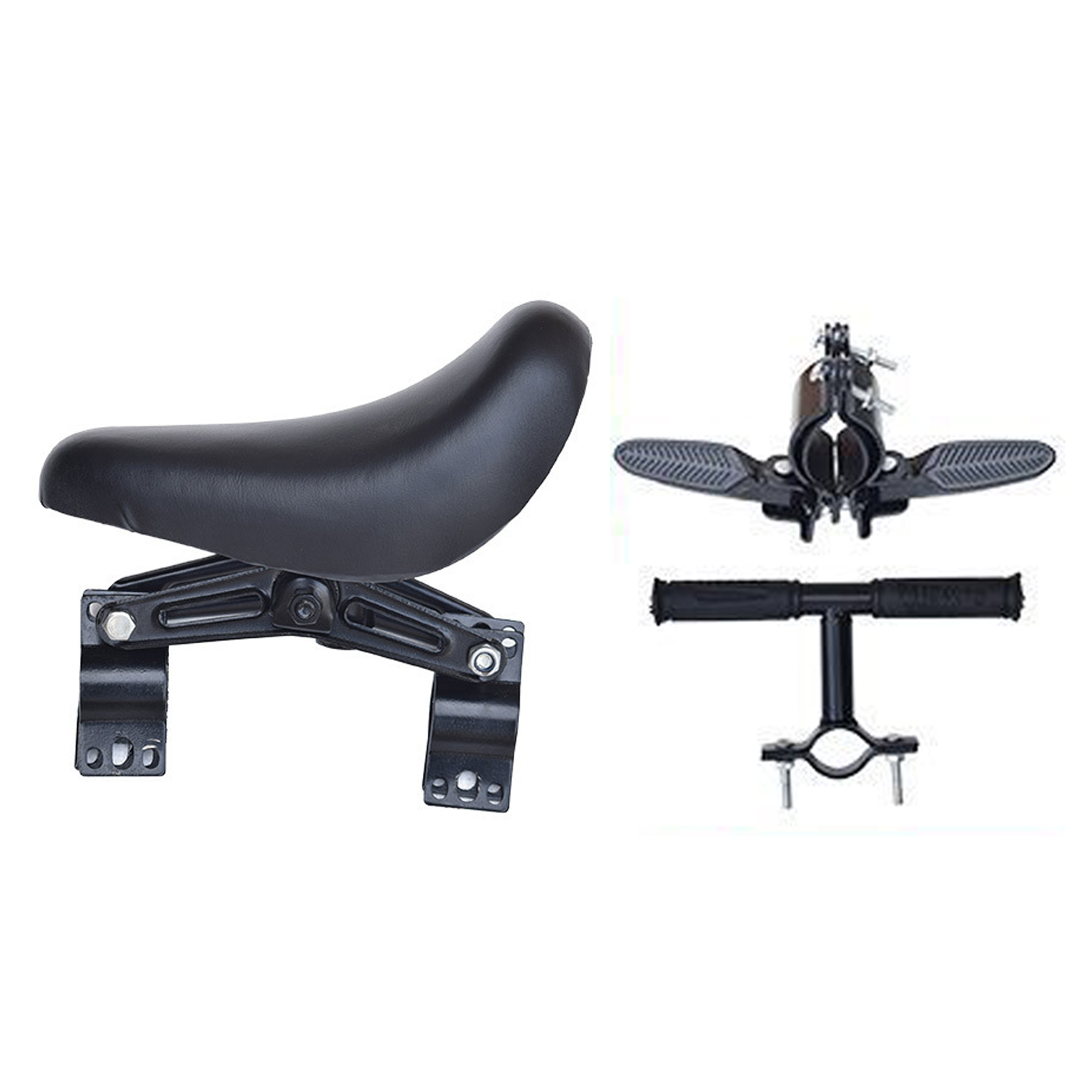wanglin Kids Bicycle Front Seat Child Road Bike Seat Kids Front Mounted Bike Seat with Handlebar Foot Pedals Detachable Toddler Child Bicycle Seat for Road Mountain Bikes – Safe Comfortable for Asia