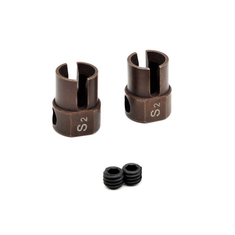 2Pcs S2 Alloy Steel Universal Joint Drive Cup B 8656 for -07 DBX07 1/7 RC Car Upgrade Parts Accessories
