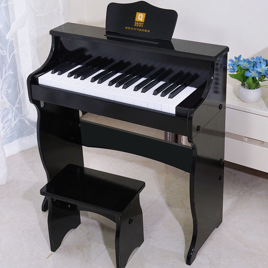Baby piano learn guitar and get used to musical beautiful high-grade wood material movement 12T warranty with seat