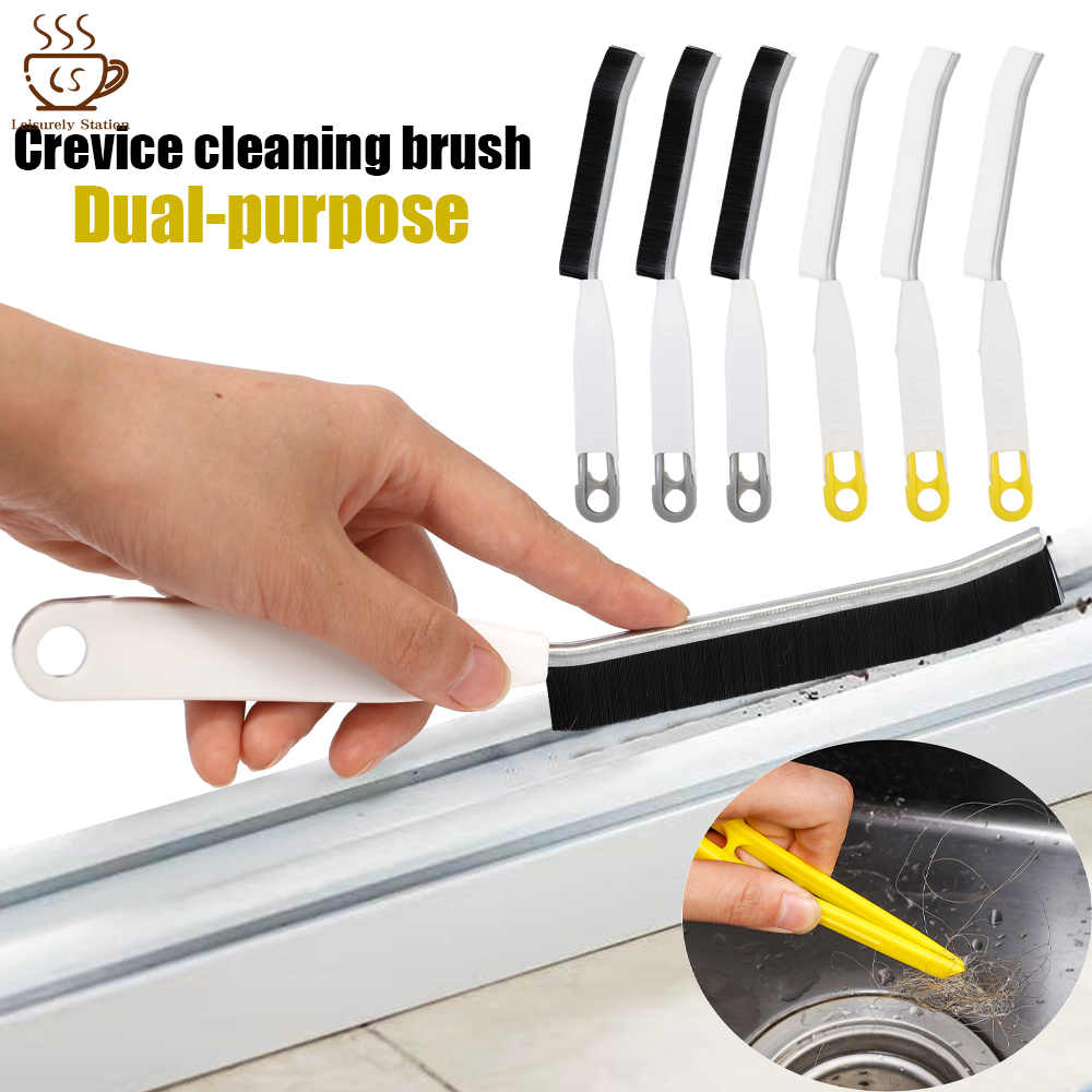 2 in 1 Gap Cleaning Brush with Tweezers Kitchen Toilet Tile Joints Dead