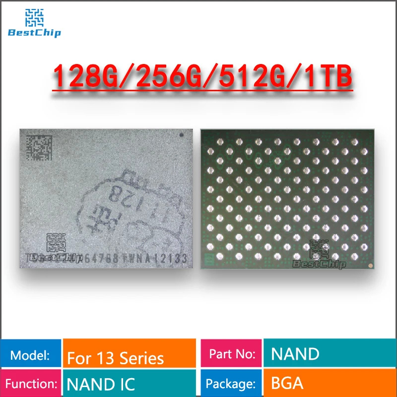 64G 128G 256GB 512G 1TB HDD NAND Bộ nhớ flash cho Iphone 11 12 13 14 Series 12/13Pro/Max