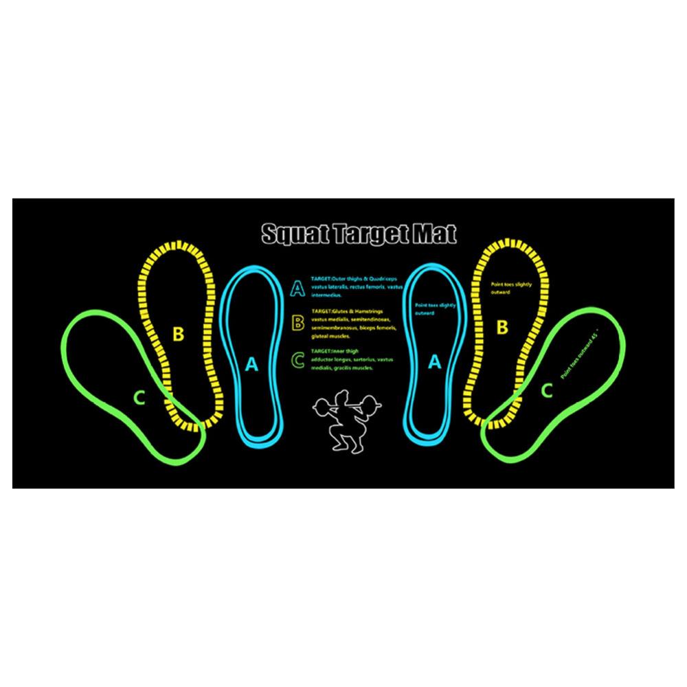 Pu Squat Mat tập thể dục quỳ Mat đa chức năng ngồi xổm bước vị trí Mat 3 vị trí Deadlift Mat cho tập luyện tập thể dục