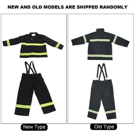 Fire Resistant Coverall Flame Resistant Uniform Heatproof Flame Retardant for Welding for Firefighters