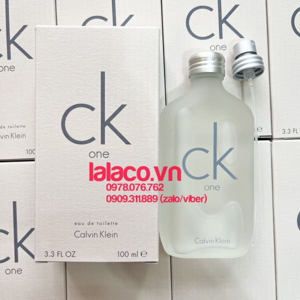 Nước hoa Unisex Calvin Klein CK One 100ml -  dịu mát, tinh khiết một cách tự nhiên
