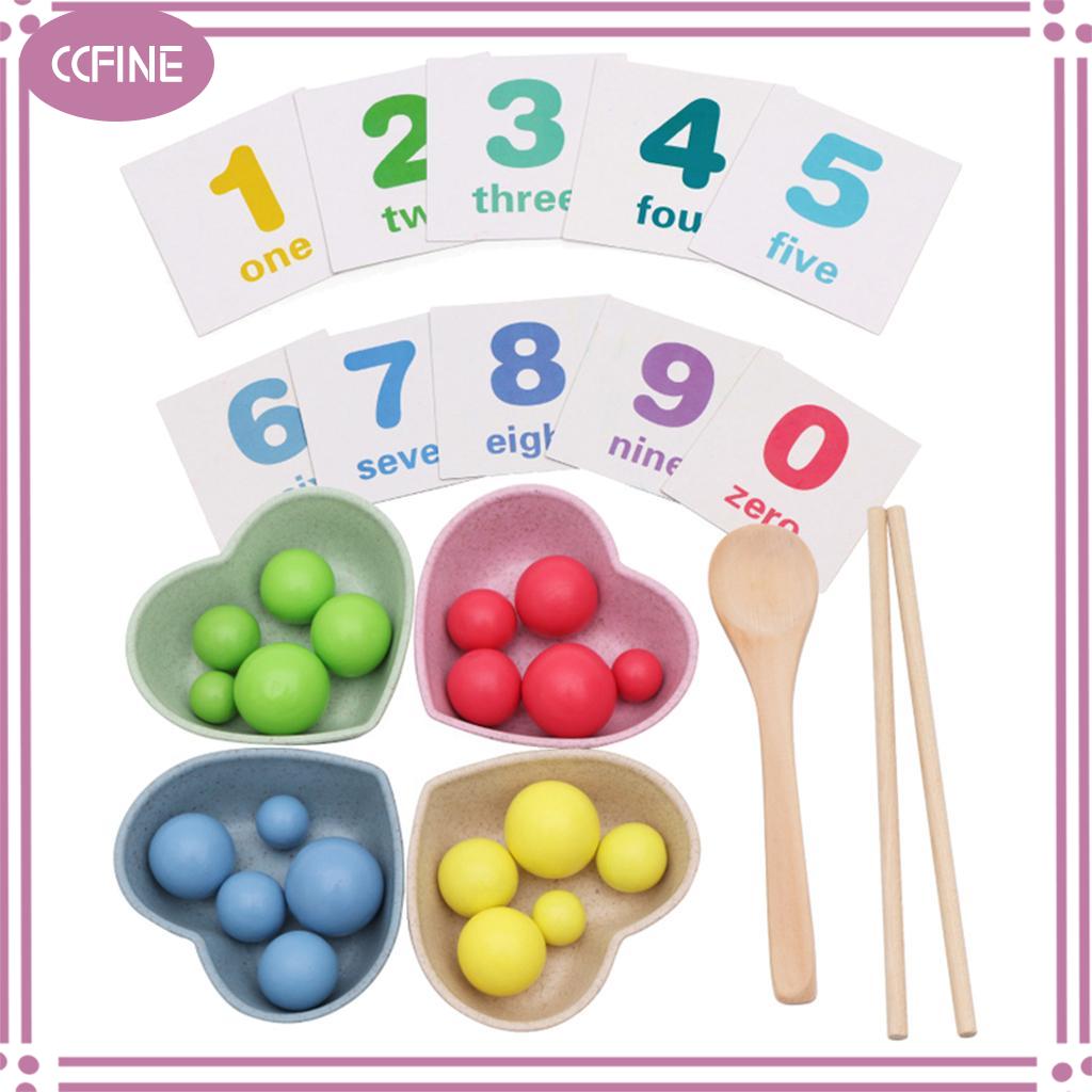 Ccfine món quà đào tạo muỗng đũa tân binh tập luyện Đồ chơi giáo dục đậu