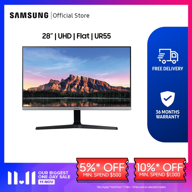 [Bulky] Samsung 28 UHD Monitor / 36 Months Warranty / LU28R550UQEXXS Singapore