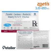 Simparica TRIO Anti Tick & Flea Heartworm Chewable for Dog