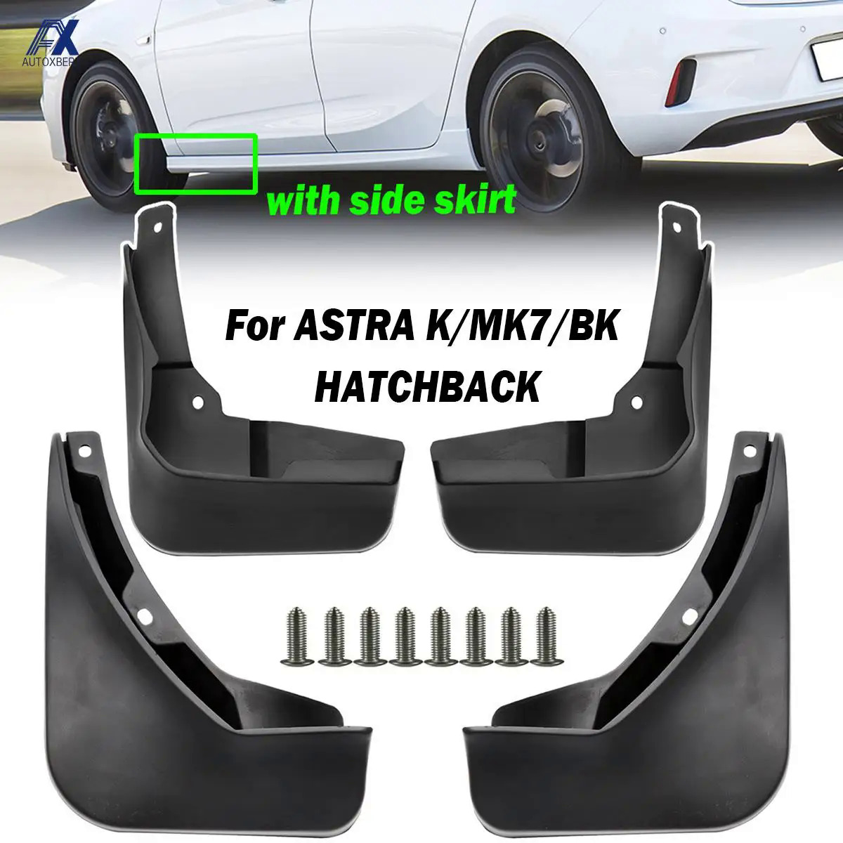 4 Miếng Chắn Bùn bảo vệ xe hơi cho Opel Vauxhall holden Astra k MK7 BK RS rsv OPC vxr GSI tấm chắn bùn phía trước phía sau 2020 2021 2015