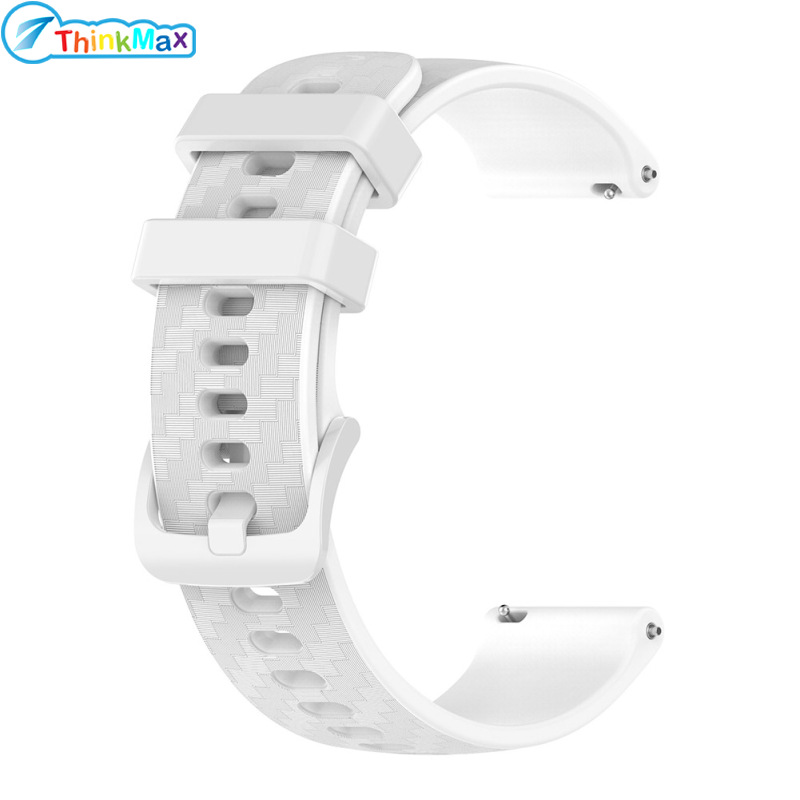Colorful Silicone Watchband Carbon Fiber Pattern Strap Bracelet Wristband 22mm Compatible For Xiaomi Watch S1 ราคา 47 บาท*ส่งฟรี