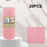 Vixplorn Microfiber Cleaning Cloth Roll Reusable Tearable Absorbent Lint Free Kitchen Household Kain Lap Dapur Rumah Tangga 20pcs