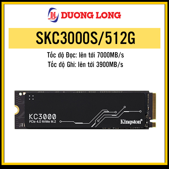 SSD Kingston KC3000 512GB M.2 PCIe Gen4 x4 NVMe