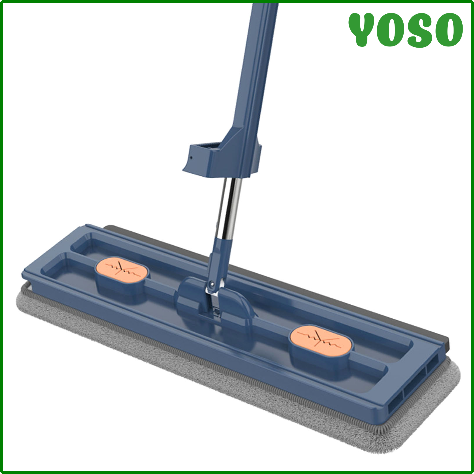 [YOSO] Microfiber Mop with Wringer Kitchen Floor Cleaning Rag Universal & Washable for Home Cleaning Supplies ✬✫✩