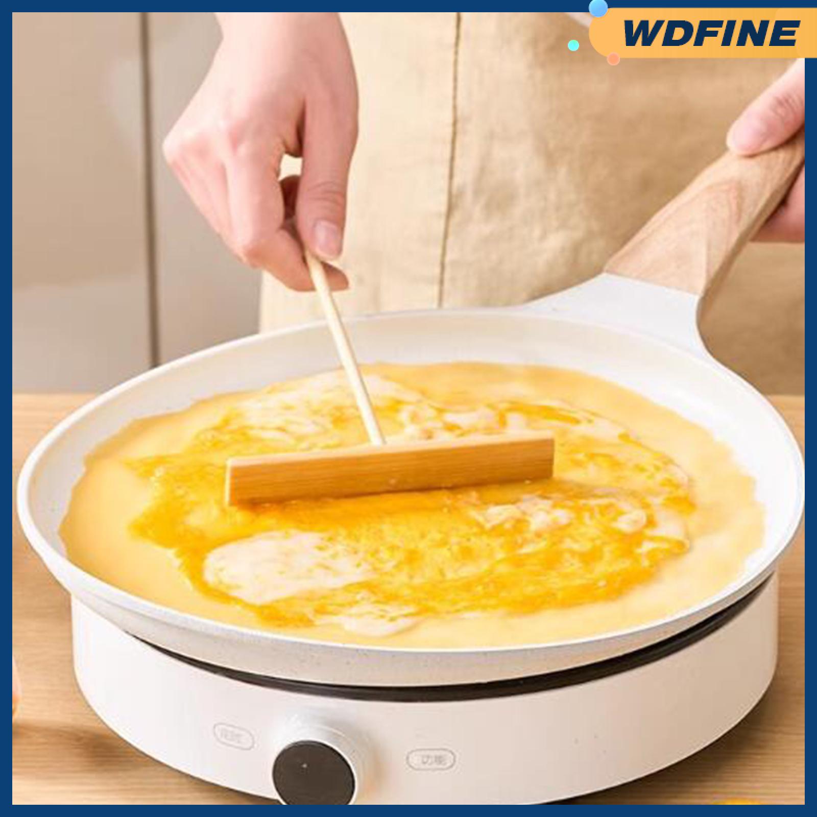 Wdfine Chảo làm bánh crepe không dính Tortilla Maker đồ làm bánh crepe Pan xách tay TAWA vỉ nướng Chảo làm bánh dosa tròn với spreader cho dụng cụ nhà bếp đung
