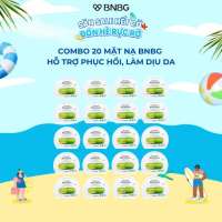 Combo 10 Mặt Nạ BNBG Hỗ Trợ Phục HồI Làm Dịu Da BNBG Vita Genic Relaxing Jelly Mask 30mlx10