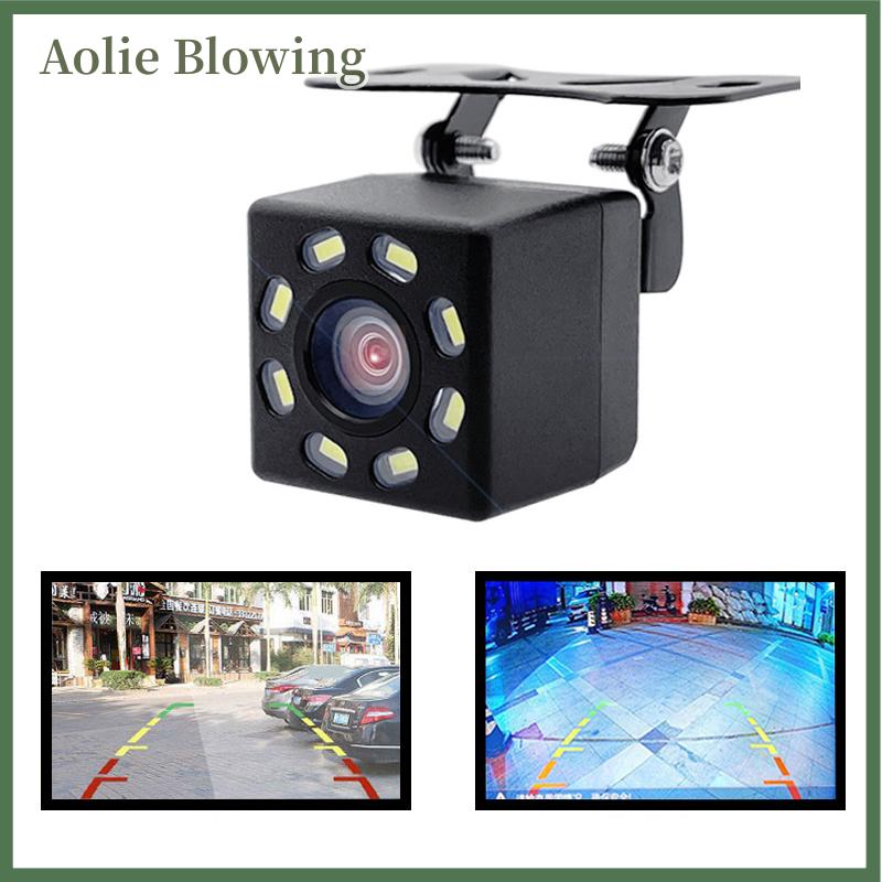 Aolie Góc rộng HD xe máy ảnh chiếu hậu phía sau xem Video Xe máy ảnh sao lưu đảo ngược máy ảnh 12 LED tầm nhìn ban đêm đậu xe máy ảnh