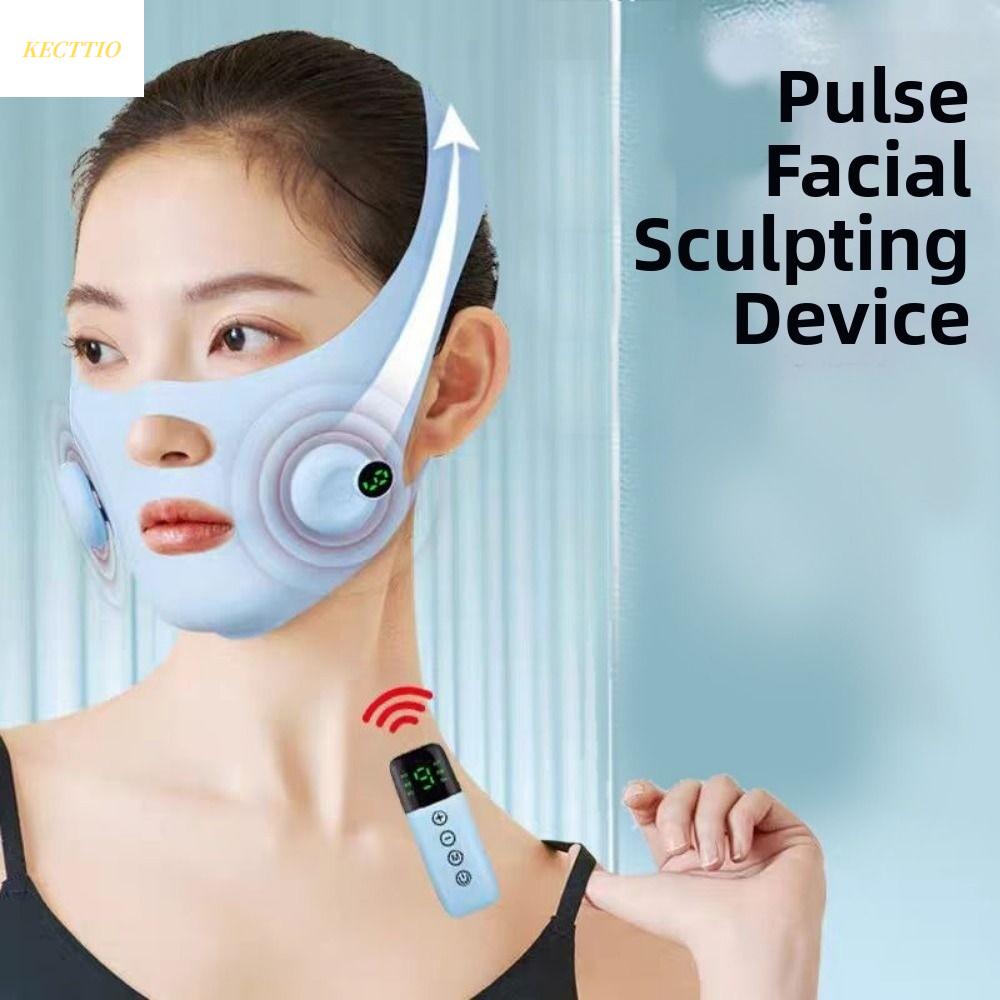 SLIGHTDELVE ชาญฉลาด เครื่องยกกระชับใบหน้าด้วยระบบ EMS ปรับระดับความเข้มได้ ไฟฟ้า เครื่องนวดปรับรูปหน้า วีเฟซ ยกขึ้น สายรัดกระชับแก้มและคาง การกำจัดเหนียงคู่ ราคา 986 บาท*ส่งฟรี