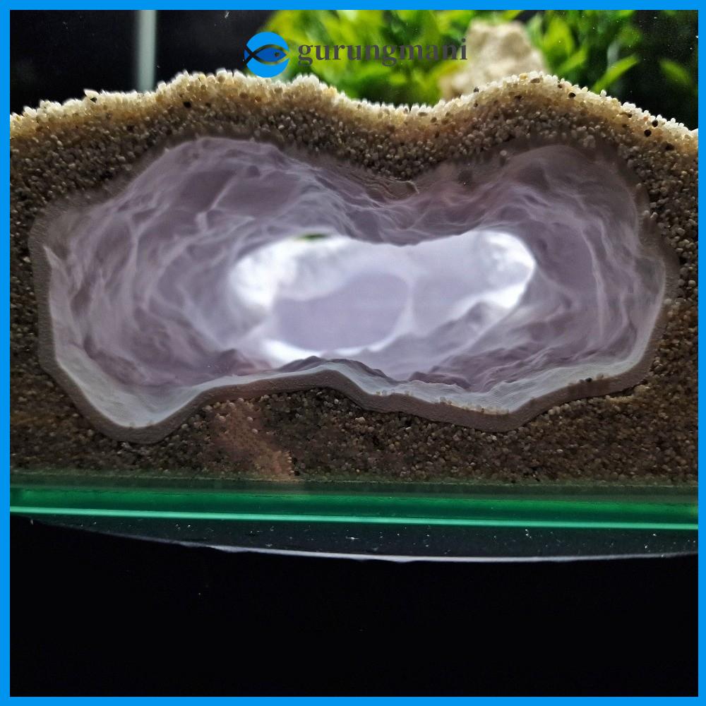 GURUNGMANI Mô phỏng cao Bể cá cảnh In 3D Thiên nhiên Hang động đá cảnh  Chỗ ẩn náu cho bò sát Nơi ẩn náu sinh sản của cá tôm