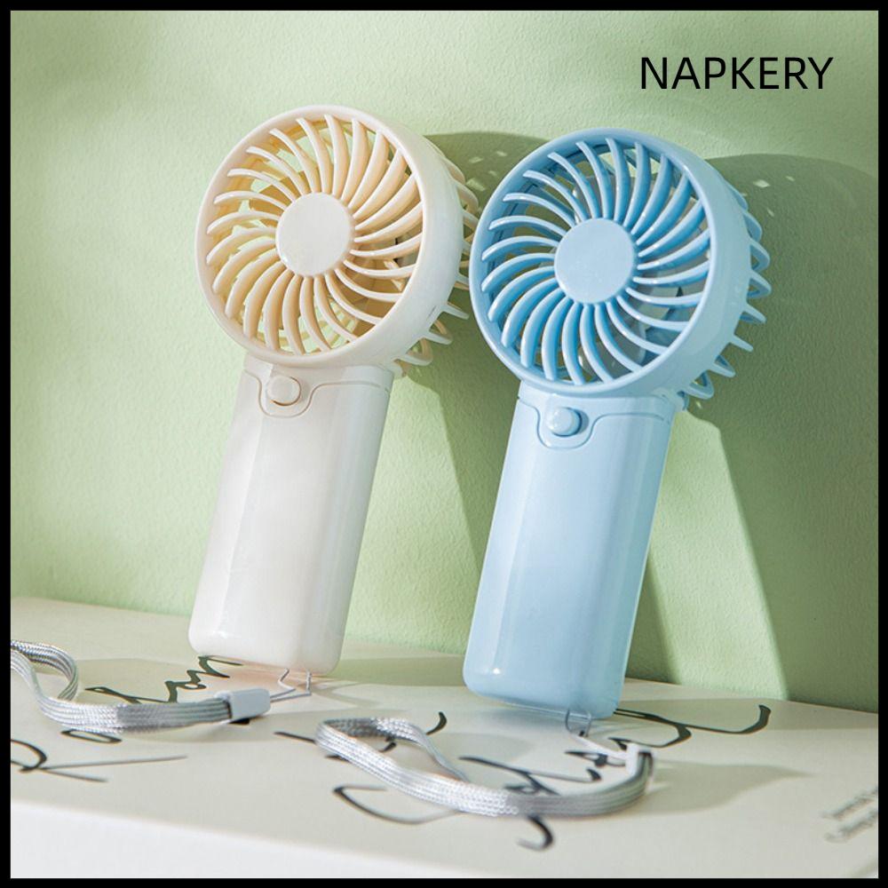 NAPKERY 465 Nhỏ Quạt cầm tay Sử dụng pin Mini Máy làm mát không khí Sáng tạo Thiết bị cầm tay Quạt làm mát Dành cho Nam Giới Nữ Giới