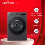 [Mới 2025] Máy giặt sấy LG AI DD™ 2.0 Inverter 17/10kg F2517RNTG Đen