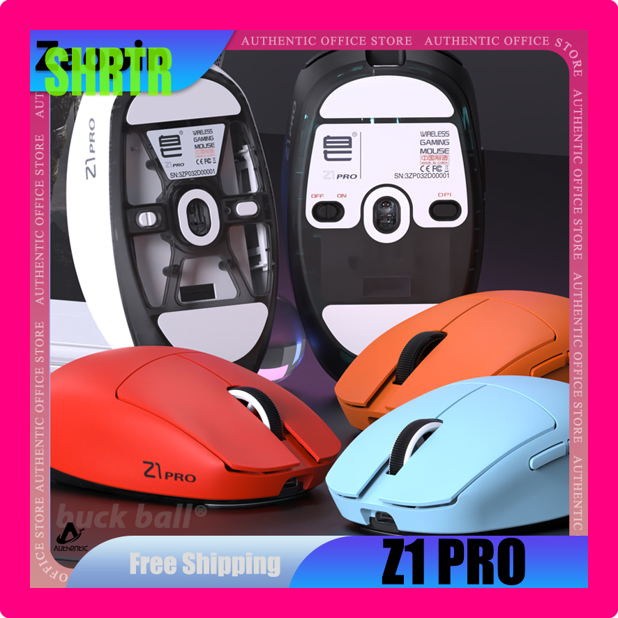 SHRTR Zaopin Z1Pro Gamer Mouse PAW3395 24600DPI เมาส์ไร้สาย 2.4g น้ําหนักเบาสําหรับแล็ปท็อปพีซีอุปกรณ์เสริม Mac Girls Gaming Mice ของขวัญ DGERF