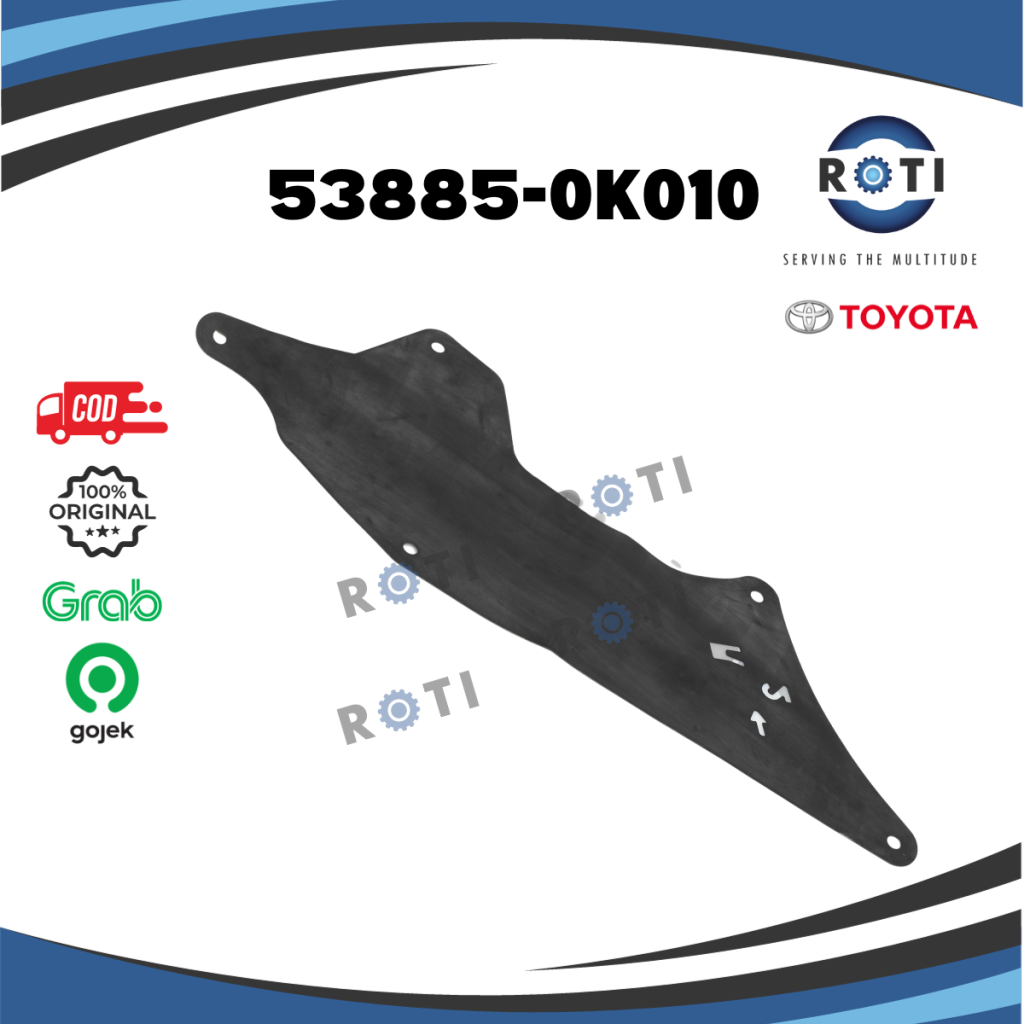 Toyota 53885-0k010 seal Fender mudguard for HiLux tgn10 Harga 25,990 rupiah*Gratis Ongkir