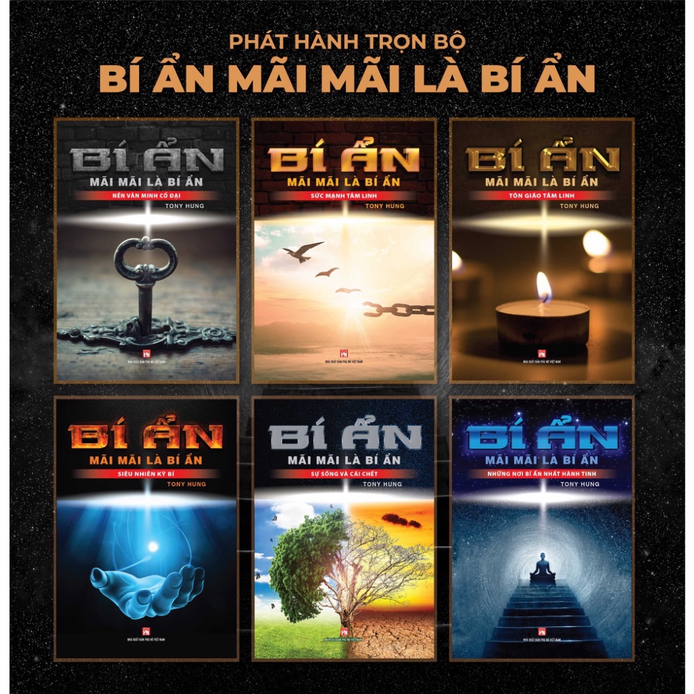 Sách - Trọn Bộ Combo Bí Ẩn Mãi Mãi Là Bí Ẩn (6 Quyển) (MK)