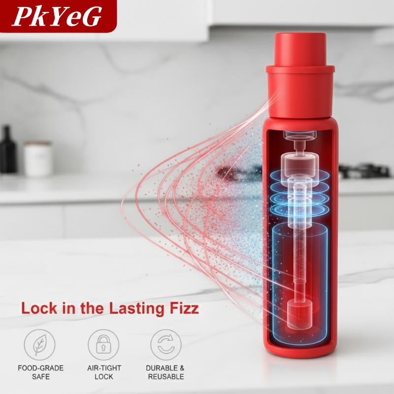 [COD] PkYeG Báo Chí Soda Stopper 2 Gói Có Ga Uống Chai Niêm Phong Fizz Bảo Vệ Cho Gia Đình Bữa Ăn Tối Dã Ngoại Văn Phòng Sử Dụng Giá 41,267 Đồng*Miễn phí vận chuyển