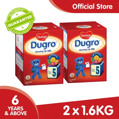Dumex Dugro Stage 5 Growing Up Kid Milk Formula (1.6kg) x 2