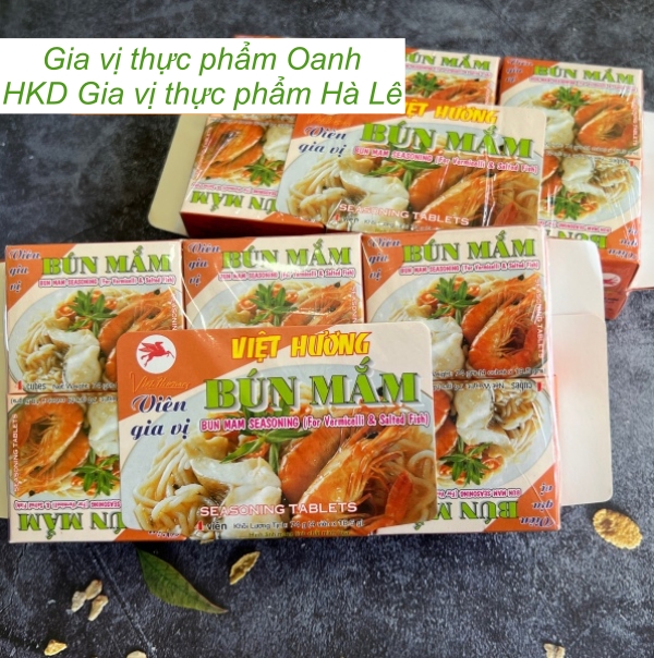 Viên gia vị BÚN MẮM Việt Hương (Set 6)