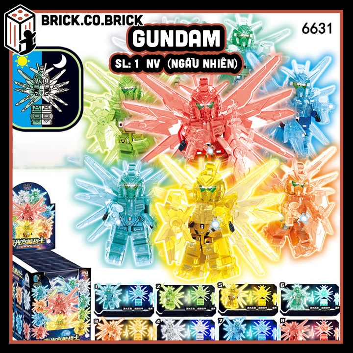 Gundam Moblie Đồ chơi Lắp ráp Gundam Robot Mecha Mô hình Quân Đội Gundam 6631
