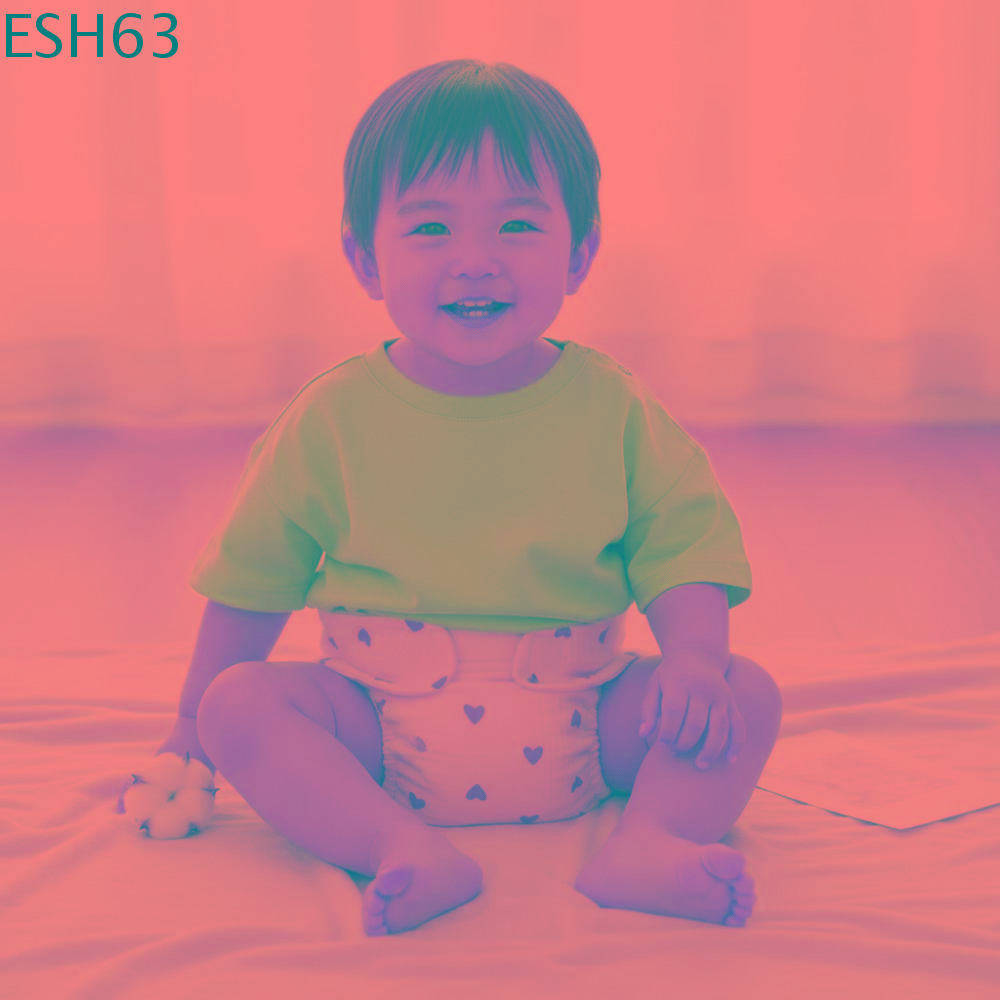 ESH63 Thân thiện với môi trường Quần tập cho bé Bông nguyên chất Chống thấm nước Quần short cho trẻ sơ sinh Có thể tái sử dụng Chất liệu gạc Tã vải cho bé Trẻ sơ sinh