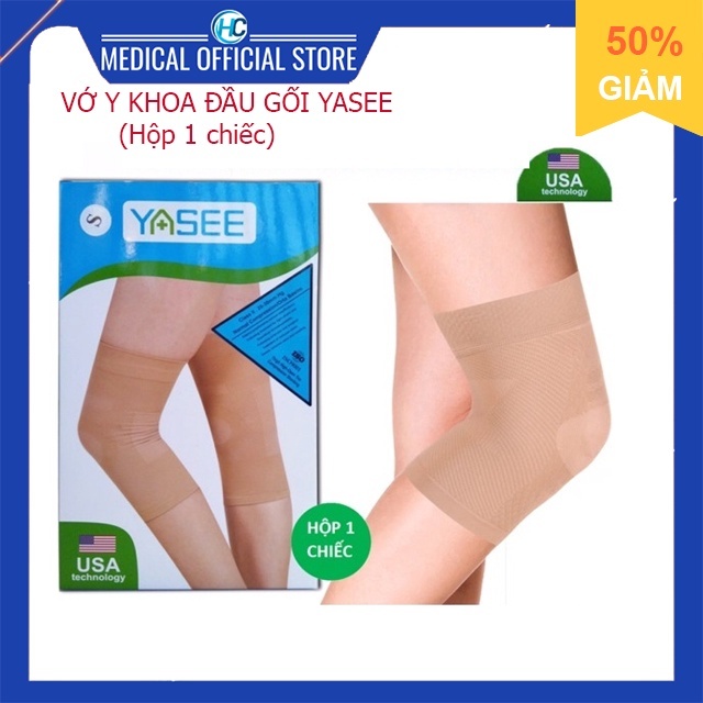 Vớ giãn tĩnh mạch đầu gối Yasee (Hộp 1 Chiếc), tất suy giãn tĩnh mạch đầu gối