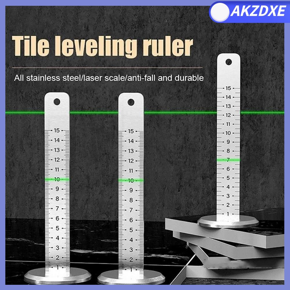 AKZDXE Chống trượt Máy cân bằng gạch Chính xác Thép không gỉ Công cụ cân bằng chiều cao gạch Định vị đường ngang Dụng cụ cầm tay