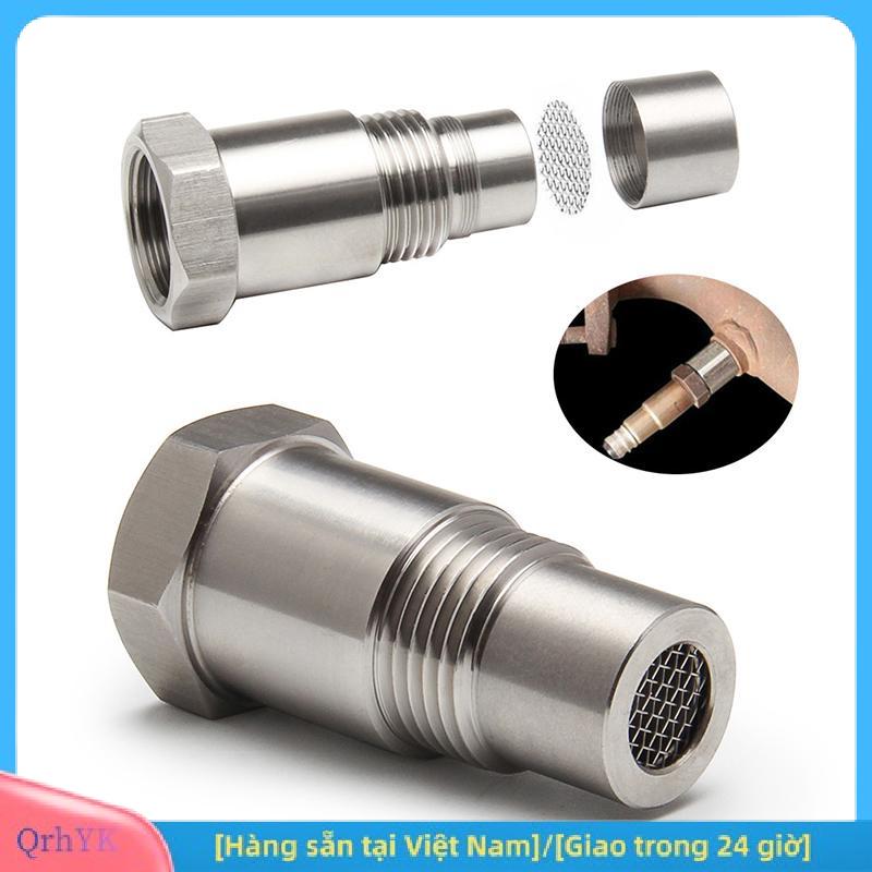 Charm [Hàng sẵn tại Việt Nam] Oxy O2 cảm biến bung mở rộng Adapter xúc tác chuyển đổi Cel Eliminator 90 độ cho khí thải sửa chữa